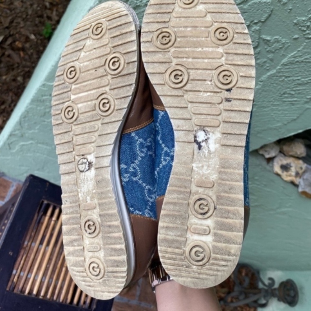 Gucci Tennis Shoes Sneakers 37.5 - Picture 11 of 13